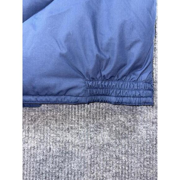 St. John's Bay Puffer Vest Men's L Navy Full Zip Quilted Lined Warm - Picture 15 of 15